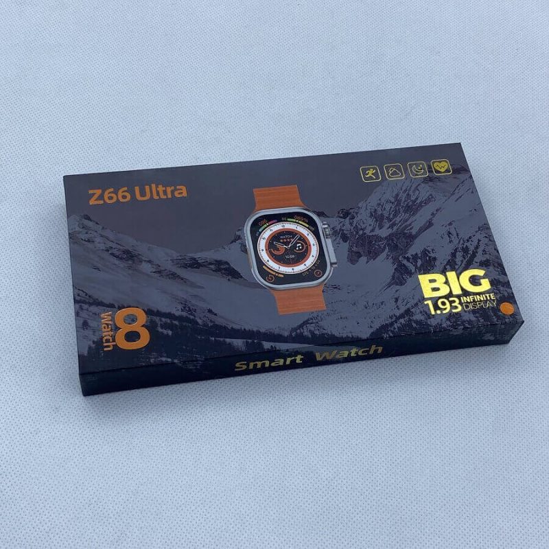 Z66 Ultra Series 8 Smart Watch - Orange Color - Image 2